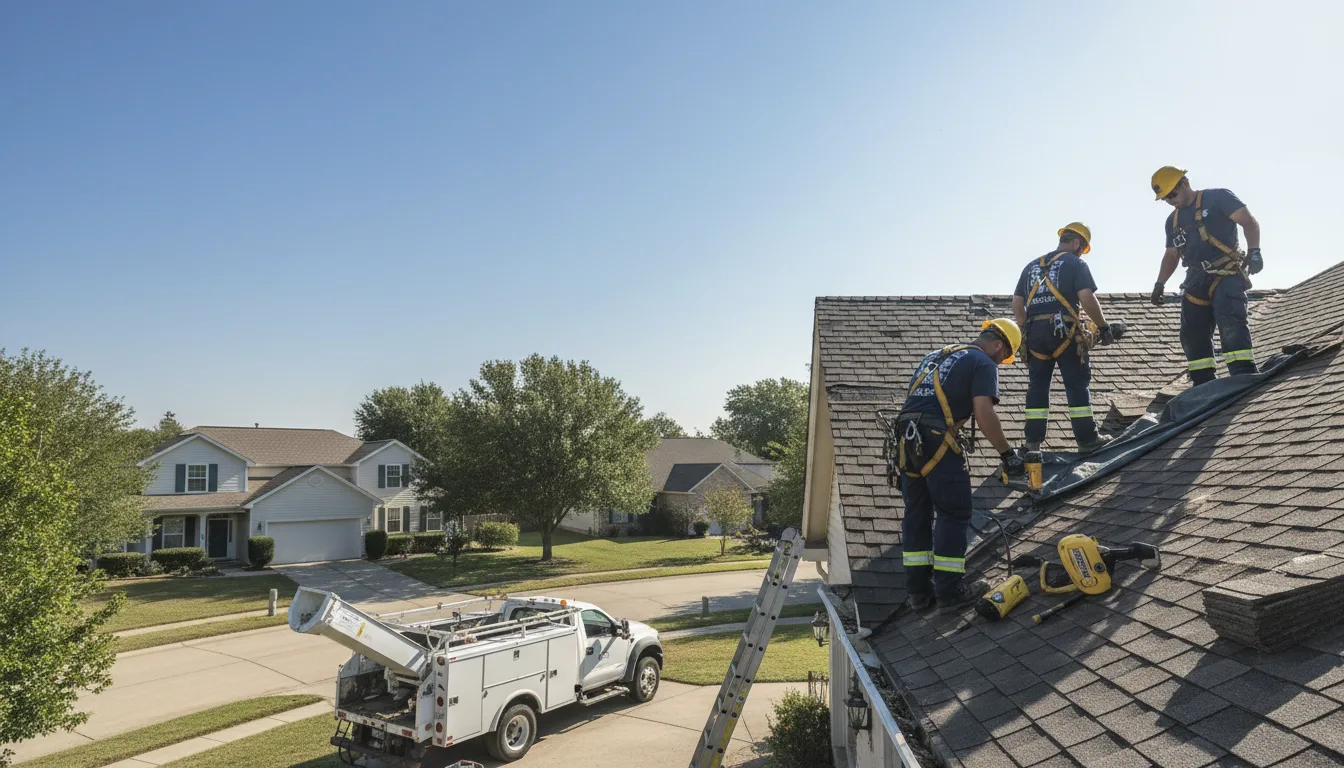 Emergency Roof Repair in Forsyth, IL near me